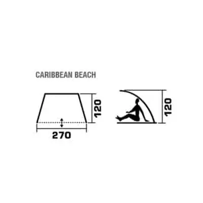 картинка Тент пляжный JUNGLE CAMP Caribbean Beach 